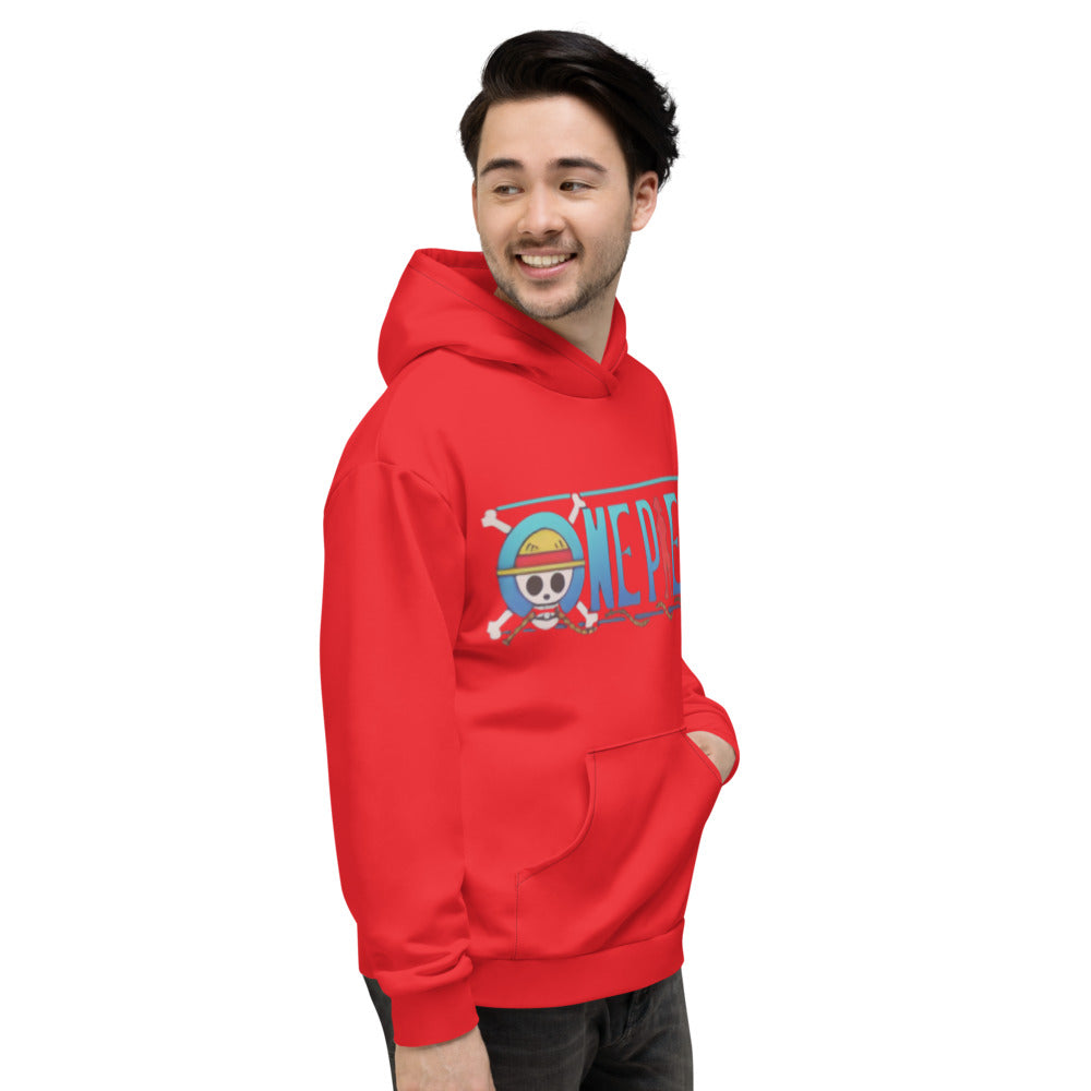 Red Luffy Hoodie