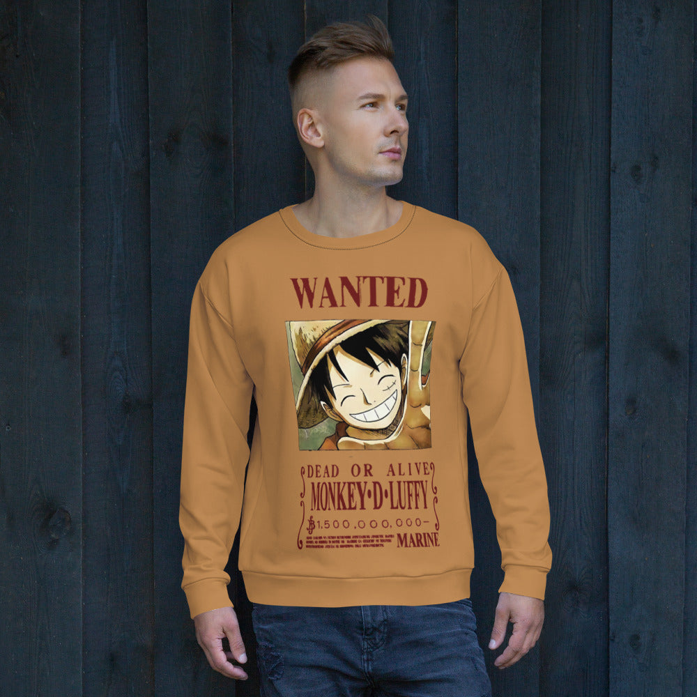 Wanted: Strawhat Luffy Edition Sweatshirt